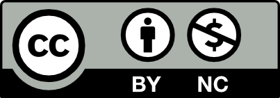 Creative Commons Attribution-NonCommercial 4.0 International License badge